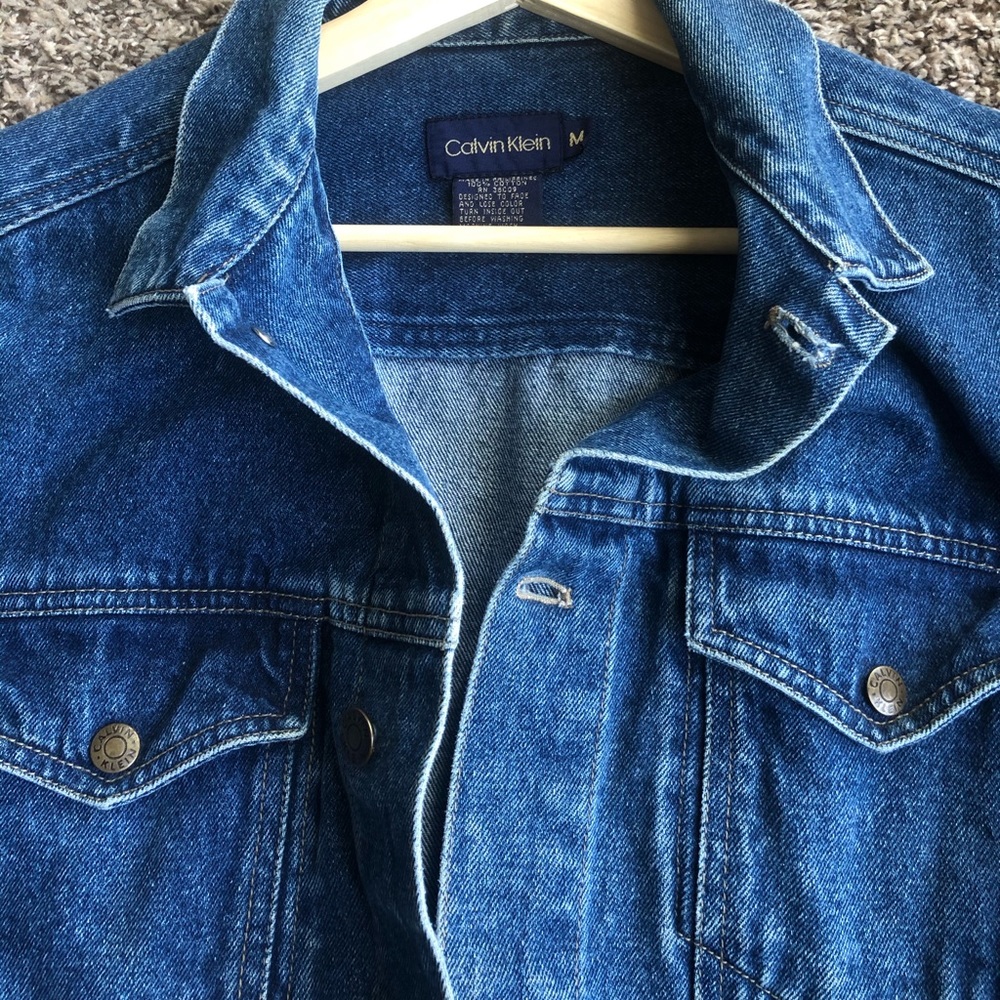 Vintage Calvin Klein heavy denim jacket